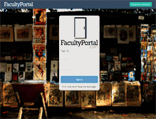 Tablet Screenshot of facultyportal.com